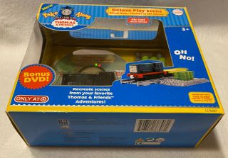 Take Along Thomas Friends Deluxe Play Scene Diesel Thomas To Rescue Diecast DVD 3