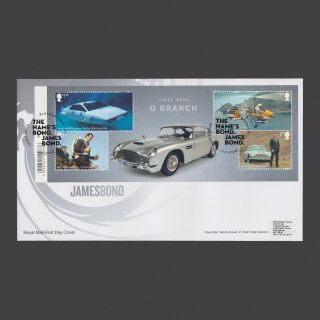2020 James Bond Barcode M/s First Day Cover (fdc) - Norwich Marsh Postmark