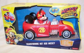 Mickey Mouse Fisher - Price Disney Mickey The Roadster Racers Transforming Hot Rod