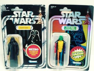 Star Wars Darth Vader Retro And Prototype Special Edition Target Green Head
