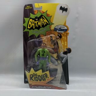 2013 Batman Dc Classic Tv Series " The Riddler " Poseable Action Figure Mattel