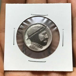 1936 D Hobo Nickel Buffalo Nickel " Classic Style Gentleman " Carved Coin