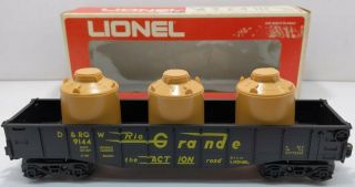 Lionel 6 - 9144 Denver & Rio Grande Western Gondola Ln/box