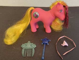 Vintage My Little Pony G1 Princess Pony Princess Sunbeam 1987 All Accessories