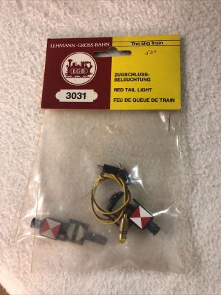 Lgb Lehmann Gross Bahn 3031 Red Tail Light Package W/ Extra Parts