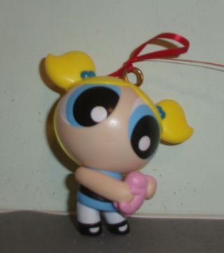 Powerpuff Girls Bubbles Doll Custom Ornament 3 Inch Blonde Unbreakable
