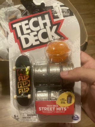 Tech Deck Street Hits Flip Skateboard Plus Obstacle Hot Garbage
