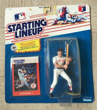 1988 Kenner Mlb Starting Lineup Action Figure Wade Boggs Boston Red Sox
