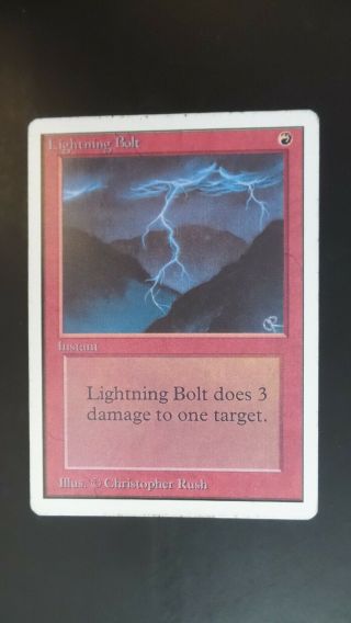 Unlimited Lightning Bolt Mtg Magic (hp) 1