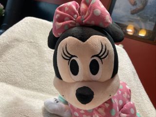 Just Play Disney Baby Minnie Mouse Musical Touch N Crawl Plush Toy Sings Talks 2