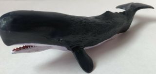 Vintage 1996 Safari Ltd.  Sperm Whale Toy Figure 8 " Long