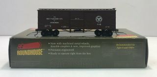 Roundhouse 84186 Ho Scale Weathered Belt Railway Of Chicago Box Car 718 Ln/box