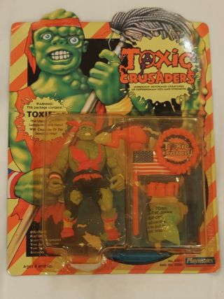 Toxic Crusaders Toxie Playmates Action Figure 1991 Toxic Avenger