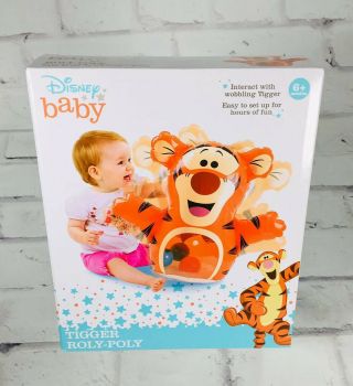 Disney Tigger Roly Poly Baby Winnie Pooh Ball Inflatable Tummy Toy 6,  Months