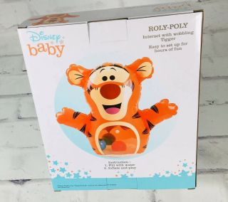 Disney Tigger Roly Poly Baby Winnie Pooh Ball Inflatable Tummy Toy 6,  Months 2