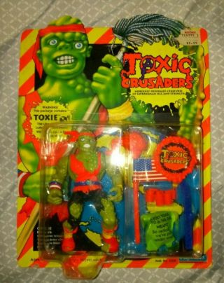 Toxic Crusaders Toxie Playmates Action Figure 1991 Toxic Avenger