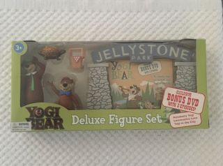 Rare Vintage Yogi Bear Jellystone Park Deluxe Figure Set Bonus Dvd