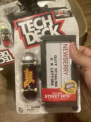 ✅tech Deck Street Hits Thank You Skate Fingerboard Obstacle Le Sep 2020