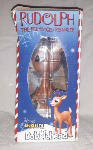 2002 Collector Series Rudolph The Red - Nosed Reindeer Bobblehead Misfit Toys 3
