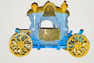 Disney Princess 2013 Mattel Little Kingdom Cinderella Blue/yellow Carriage Only