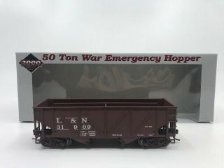 Proto 2000 23847 Ho Scale L&n 50 Ton War Emergency Hopper 31909 Ln/box