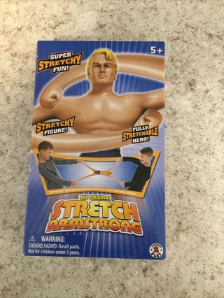 The Stretch Armstrong Action Figure Kids Stretchable Hero Toy.  Nib