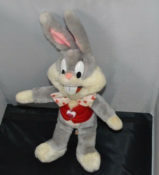 Vintage Bugs Bunny " Plush Stuffed Animal,  Mighty Star 1971 Warner Bros