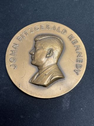 John F Kennedy Medallic Art Company Inaugural Bronze Medal A1018