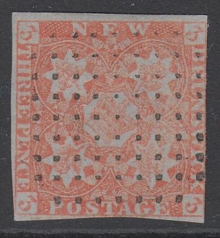 Sg 2 Brunswick 1851 - 60 3d Dull Red Very Fine With Neat Dots.