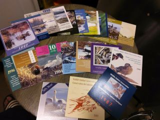 20 Years Of Canada Wildlife Conservation Stamps Booklets 1987 - 2007