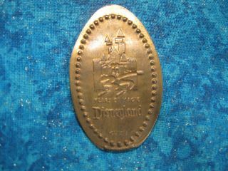 Disneyland 35 Years Of Magic Copper Elongated Penny Smashed Pressed Squished