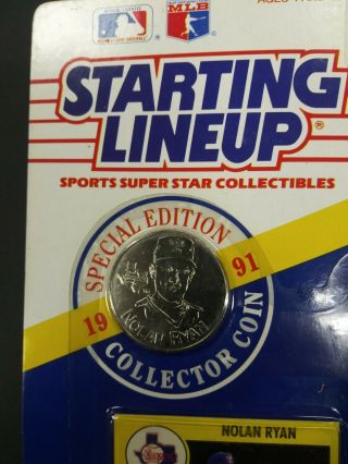 1991 Nolan Ryan Starting Lineup - With Coin 3