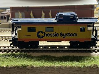 Vintage Ho Tyco Chessie System Wide Vision Caboose C&o 3322