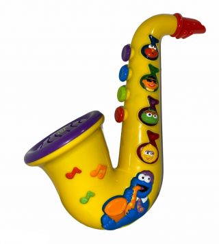 Sesame Street Saxophone 1999 Cookie Monster Musical Instrument Toy