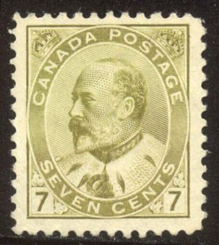 Canada 92 - 1903 7c Olive Bistre ($225)