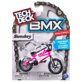Tech Deck Bmx Finger Bikes Series 12 Sunday Flick Tricks Pink Metal Frame