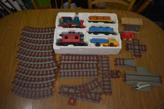 Vintage 1988 Playskool Express Train Set Tracks Engine Accessories