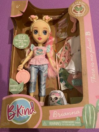 B - Kind: Brianna Eco - Friendly Fashion Doll With Diy Play For Kids Child