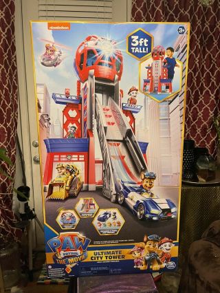 Paw Patrol,  Transforming Ultimate City Movie Tower,  For Ages 3 And Up