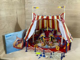 Playmobil 4230 Circus Big Top Tent Set Musical Circus Incomplete