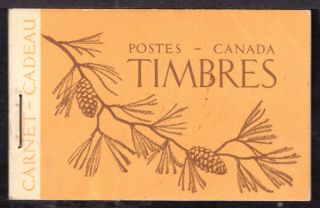 Canada Booklet Bk39a French,  1947 Kgvi C9a Normal
