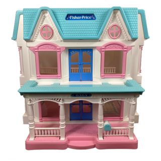 Fisher Price Dream Doll House 6364 Vintage 1993 Foldable Fisher - Price