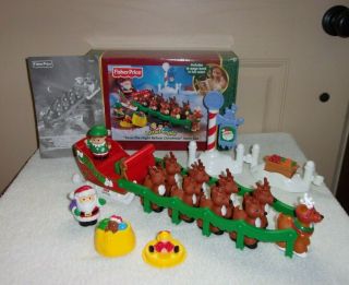 Fisher Price Little People Twas The Night Before Christmas Story Set