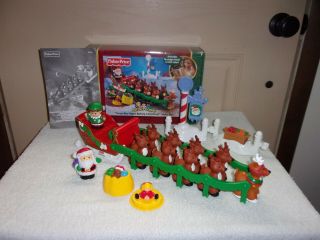 Fisher Price Little People TWAS THE NIGHT BEFORE CHRISTMAS Story Set 2