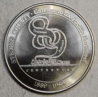 Stevens County,  Washington Centennial Medal 1989,  With 0926 - 97