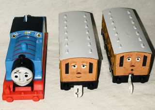 Tomy Thomas And Friends Trackmaster Motorized Thomas & Annie & Clarabel Toy