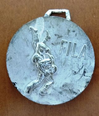 1979 Freestyle Wrestling Competition,  Sliven Bulgaria,  Fila Medal,  2 Scans