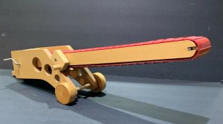 Solid Wood Kinderkram Conveyor Belt on Wheels 3