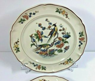 V&BM Villeroy & Boch - Rouen 1570 Pattern - 4 Dinner Plates,  Saar Basin 2