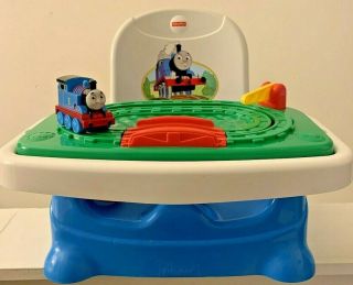 Fisher - Price Thomas & Friends Tray Play Booster Seat Chair Tank Engine Train